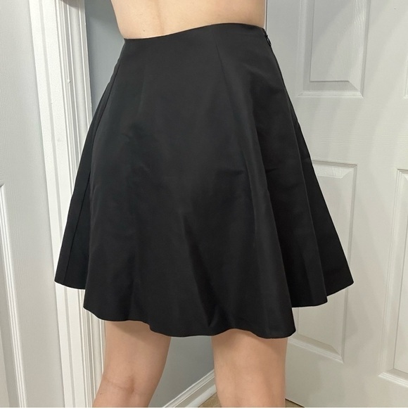 Kate Spade Skirt $278 Lula Mini Black Flare Twee Dainty Size 2 Extra Small New - Picture 2 of 8